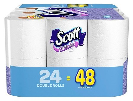 Scott 48 Large Roll Toilet Paper just $8 + FREE Shipping