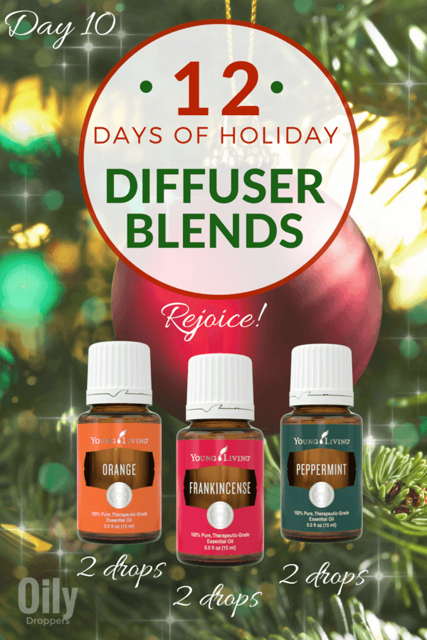 12 Days of Holiday Diffuser Blends (Rejoice)