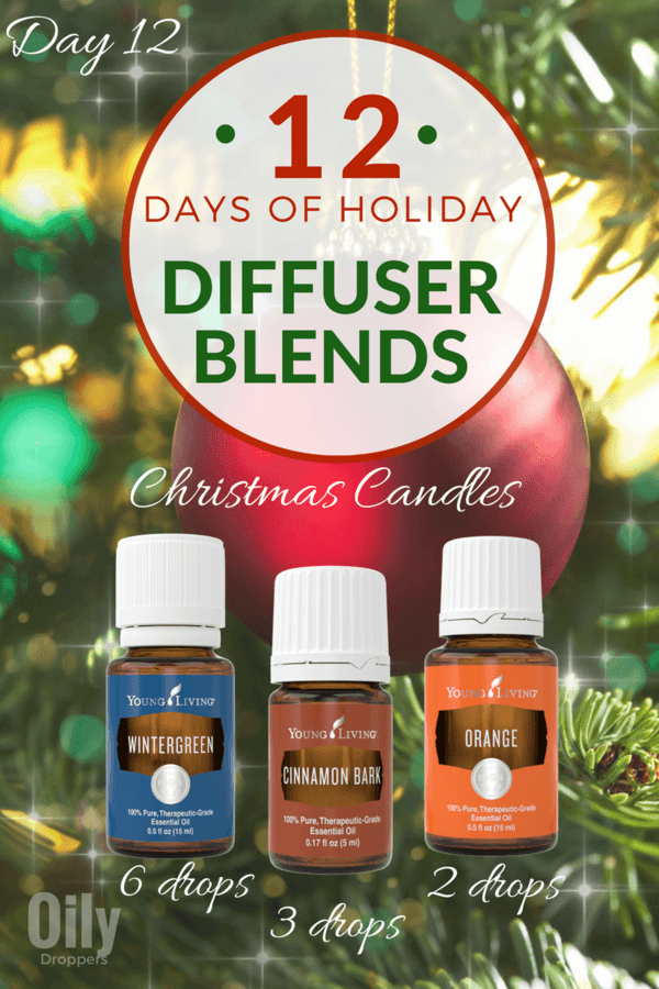 12 Days of Holiday Diffuser Blends (Christmas Candles)