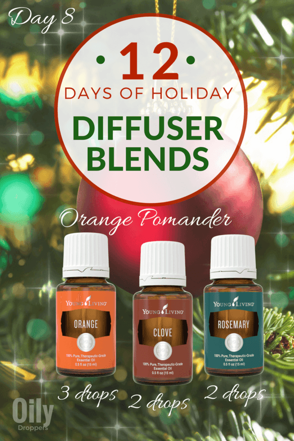 12 Days of Holiday Diffuser Blends (Orange Pomander)