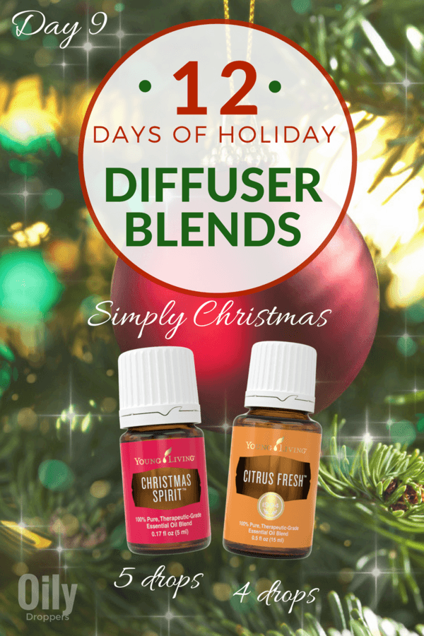 12 Days of Holiday Diffuser Blends (Simply Christmas)