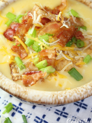 Loaded Chunky Potato Soup (Instant Pot)