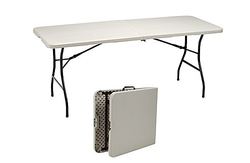 Staples: 6′ Folding Table 50% OFF