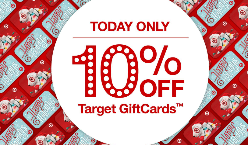 Target: Extra 10% OFF Target Gift Cards