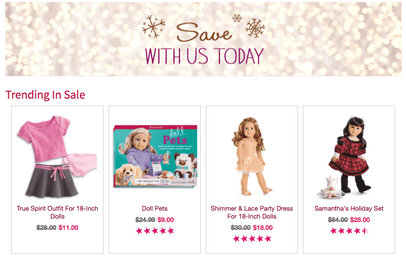 American Girl: 20% OFF + FREE Shipping