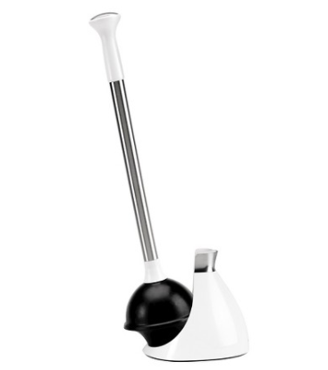 Target: Simple Human Toilet Plunger with Caddy $16