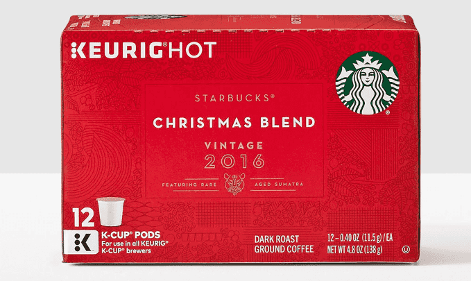 Starbucks: 48 ct Christmas Vintage Blend + $20 eGift Cards just $37