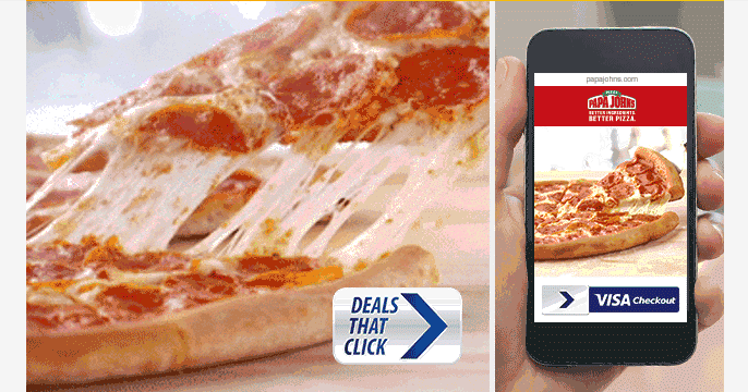 Papa John’s: FREE Pizza with Visa Checkout