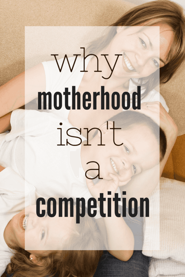 In all seriousness though - is life really about winning in the parental department? It's not. Life is about learning how to connect with others, sharing their successes and helping people feel empowered. There is enough out there for all of us to be happy and even more than enough for our kids to be happy. 