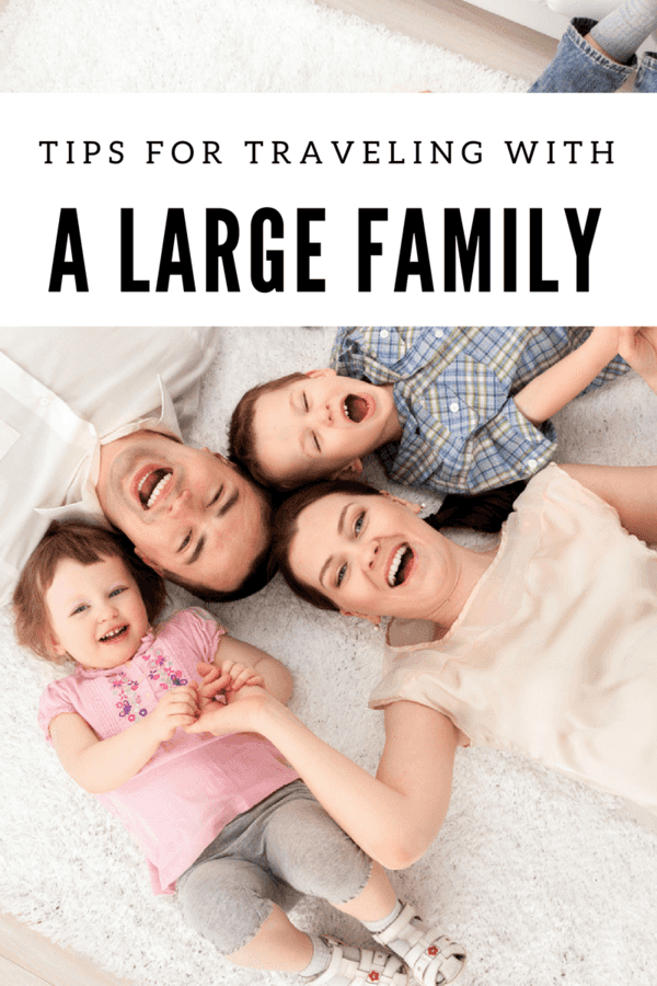 Helpful Tips for Traveling with a Large Family