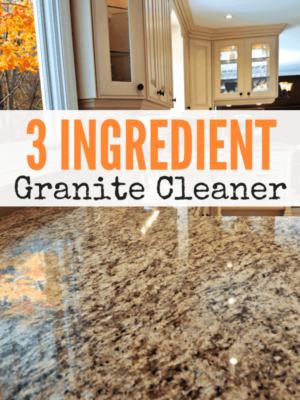 Simple DIY Granite Cleaner