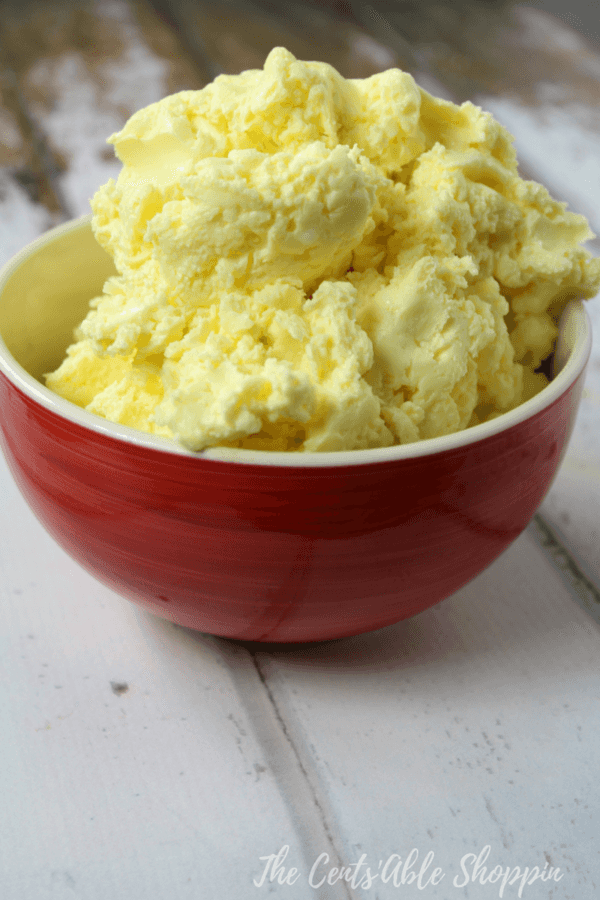 Making butter is incredibly easy and gratifying - this is just one of many steps to making your own at home.
