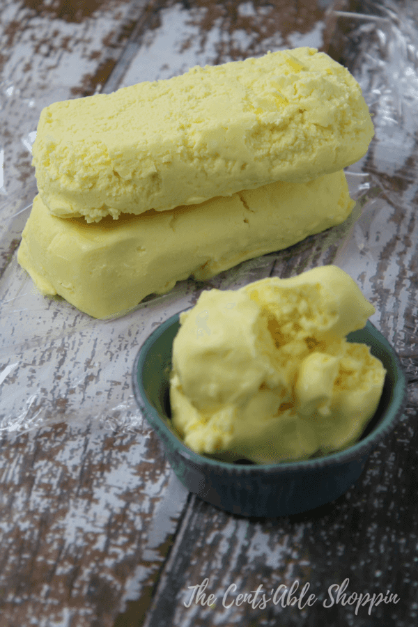 Making butter is incredibly easy and gratifying - this is just one of many steps to making your own at home.