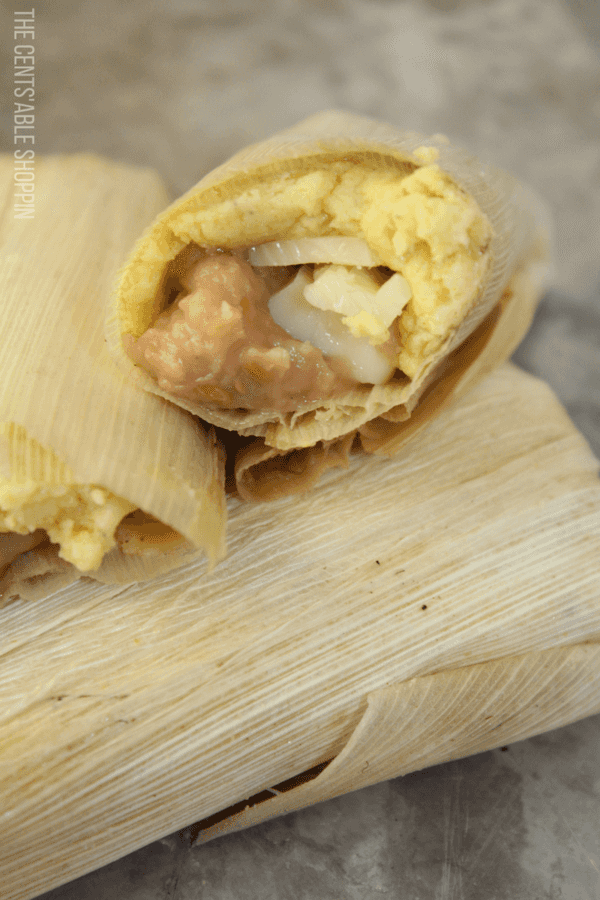 The traditional Mexican tamale filled with beans and cheese, some with potatoes, mole and cheese, and steamed in your Instant Pot in 30 minutes!