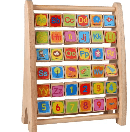 Spark. Create. Imagine. Wooden Flip Abacus $12