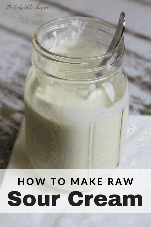 How to Make Raw Sour Cream