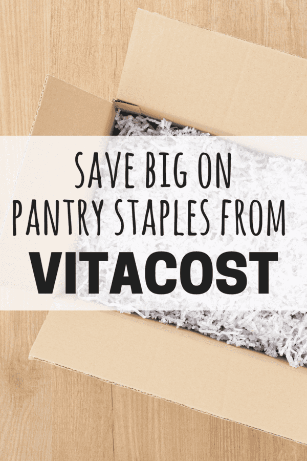 Vitacost is a GREAT way to save BIG on Pantry Staples - especially if you are a larger family!