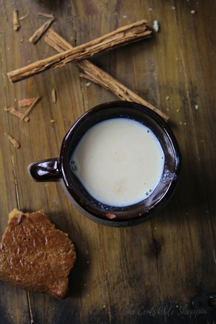 Atole de Vainilla is a traditional masa-based hot beverage, made easily with milk, vanilla beans, corn flour and piloncillo.