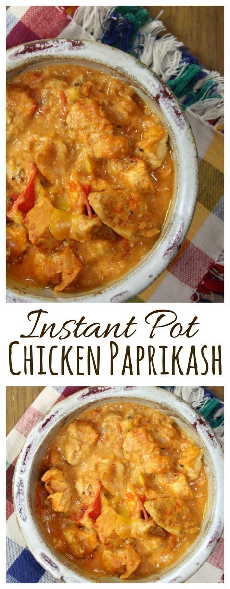 Chicken Paprikash is an easy comfort food dish made in just minutes with your Instant Pot!
