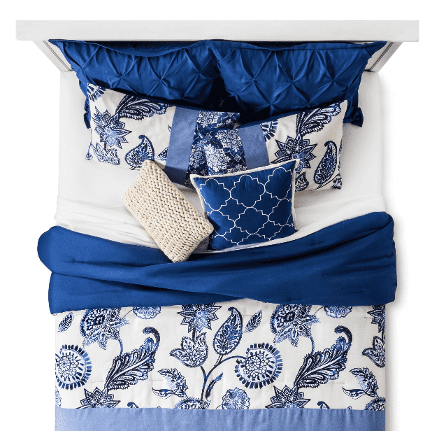 Target: Paisley Faux Linen Comforter Set 8 Piece as low as $49