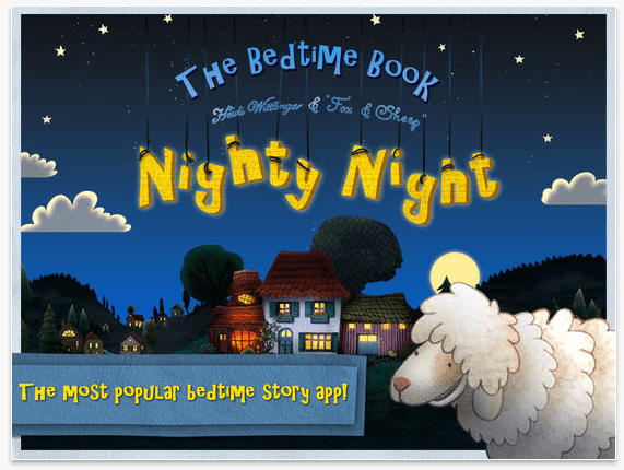 Nighty Night Bedtime Story App FREE on iTunes & Google Play