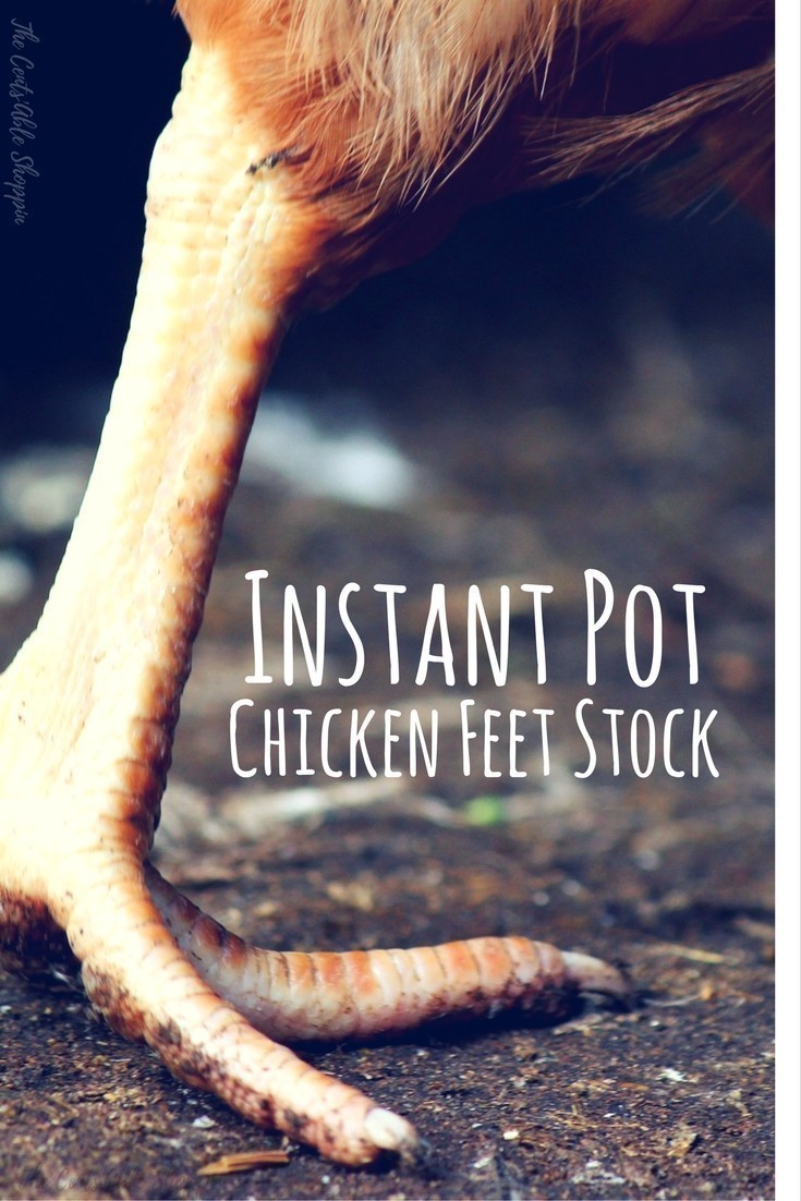 Chicken feet are bone, cartilage and tendons that result in a really nice, rich broth that is full of nutrient - minerals, collagen and glucosamine chondroitin. Here's how to make chicken feet stock in your Instant Pot.