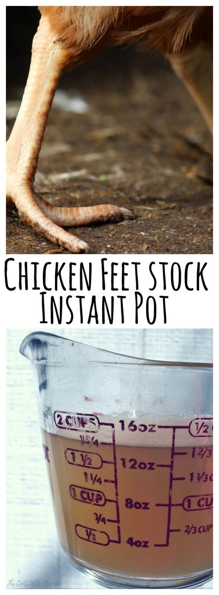 Chicken feet are bone, cartilage and tendons that result in a really nice, rich broth that is full of nutrient - minerals, collagen and glucosamine chondroitin. Here's how to make chicken feet stock in your Instant Pot.