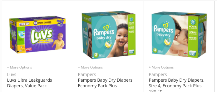 Jet.com: Pampers & Luvs Diapers as low as $.09 ea. (Shipped)