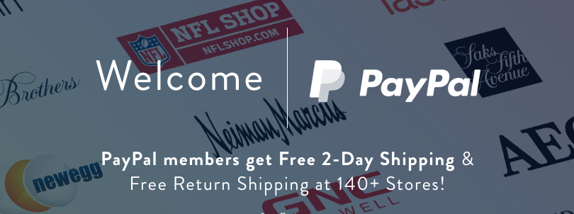 FREE 1-Year ShopRunner Membership for PayPal Members
