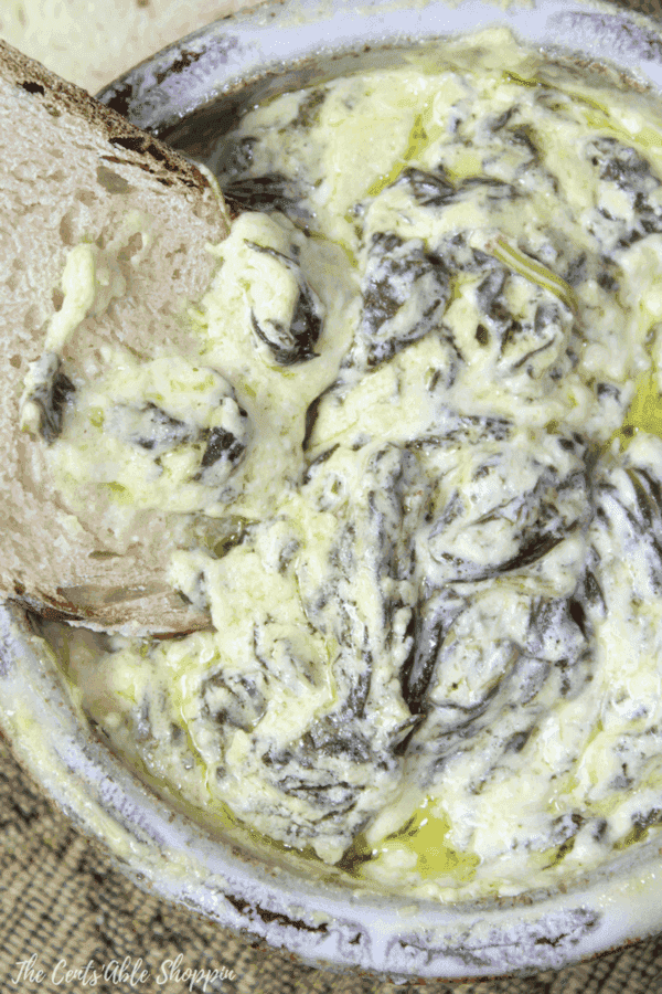 Instant Pot Cheesy Spinach Dip