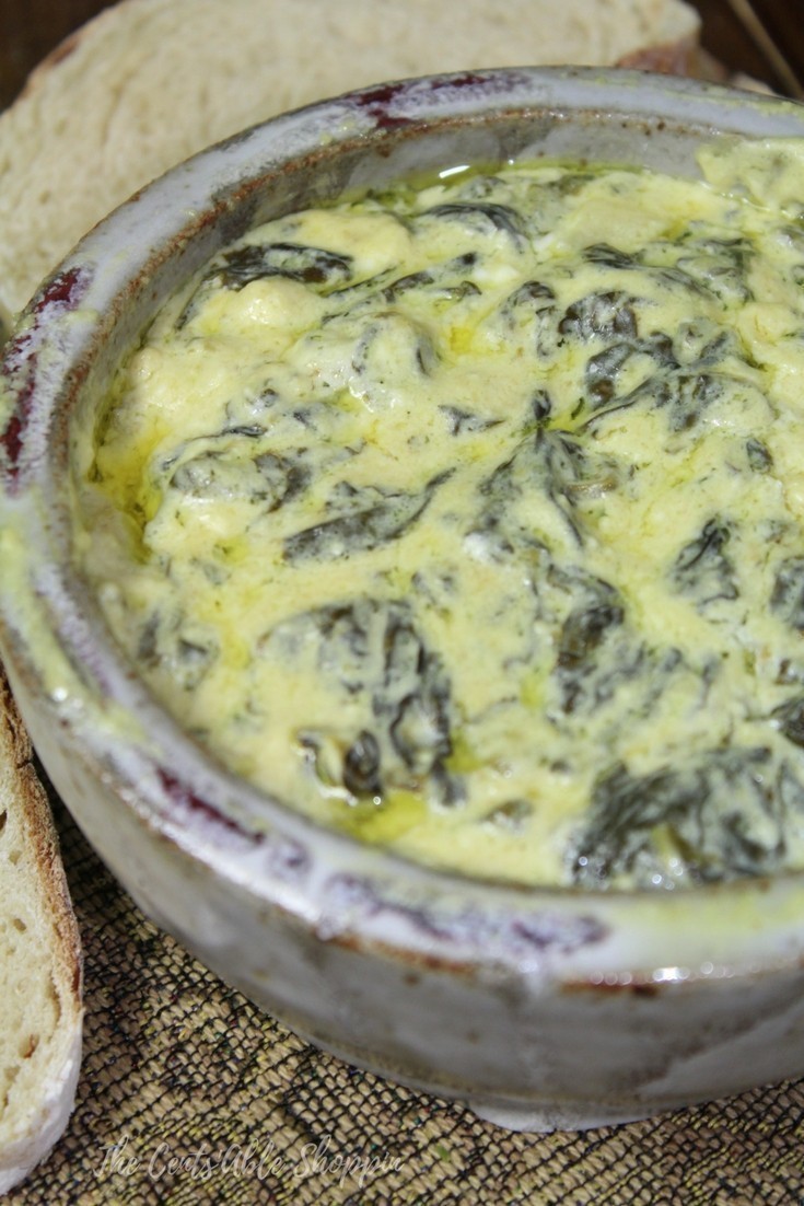 Instant Pot Cheesy Spinach Dip