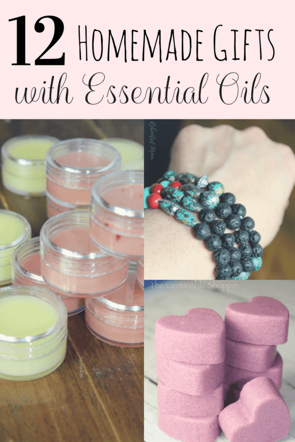 12 Homemade Gifts with Essential Oil