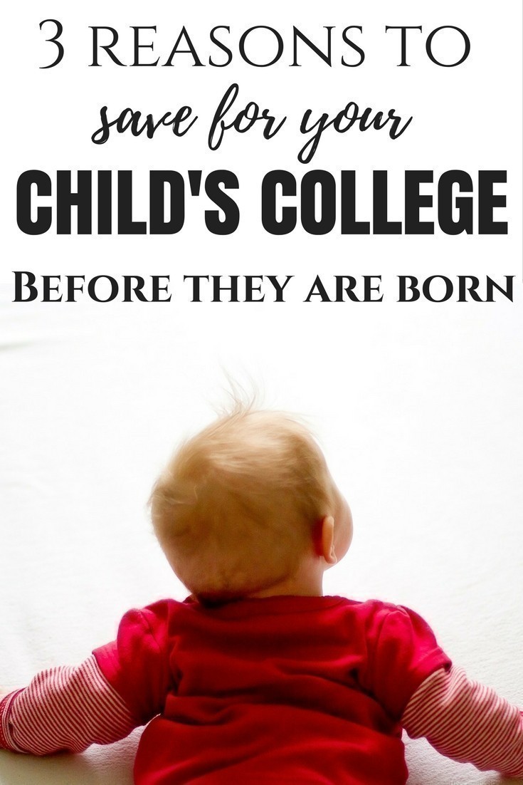 Over 43 million Americans owe 1.3 Trillion in student loans - avoid being part of that statistic! Here are 3 Reasons to Save for your Child's College Before they are Born.