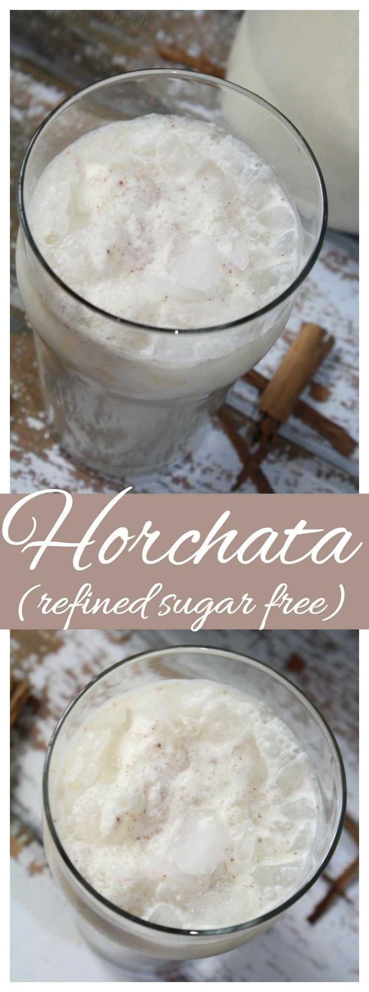 Homemade Mexican Horchata - easy, creamy and lightly sweetened. Made with simple ingredients and free of refined sugar. Perfect for a hot summer day!