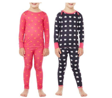 Cuddl Duds 4 pc Toddler Sleepwear just $5