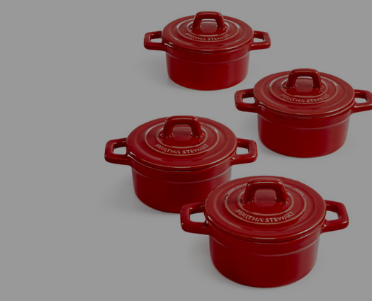 Macy’s: Martha Stewart 4-Pc. Ceramic Cocotte Set just $49.99 (50% OFF)