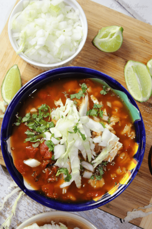 Vegetarian Posole with Beans and Hominy