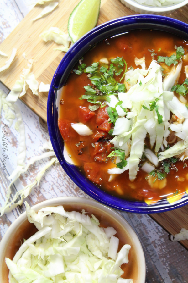 Vegetarian Posole with Frijoles and Hominy