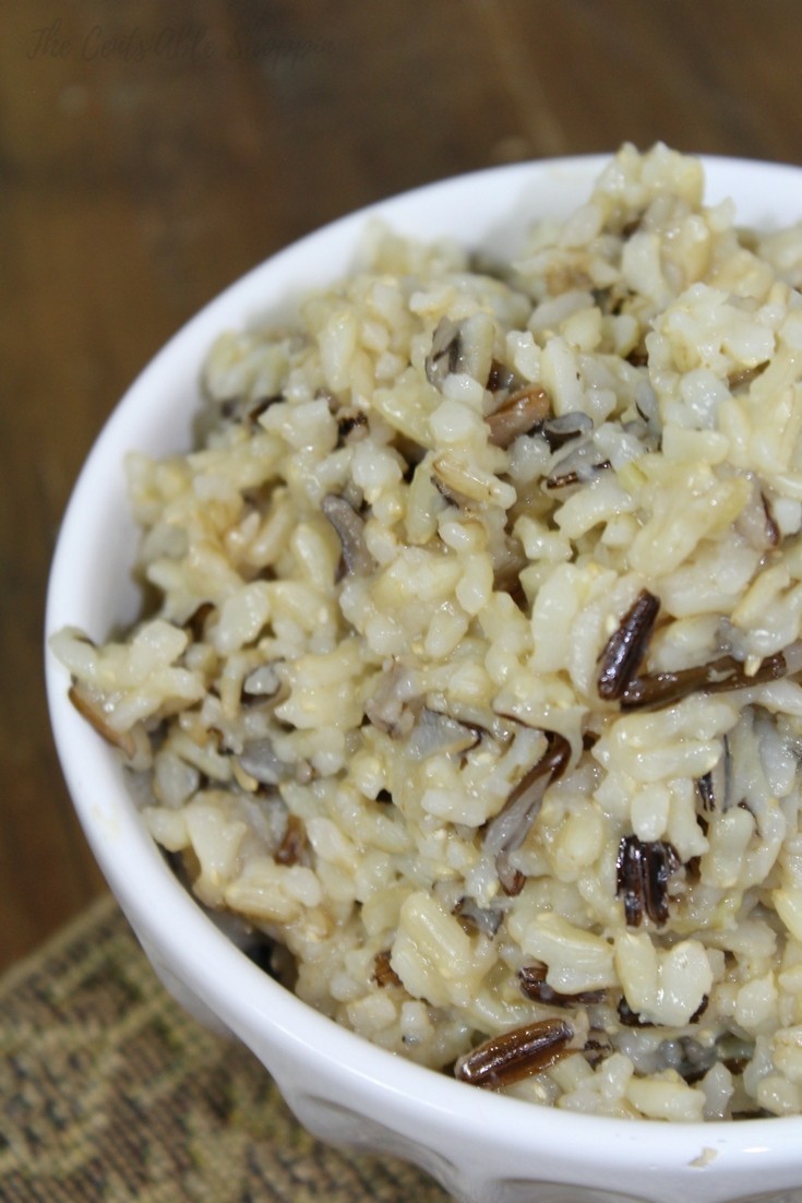 Wild rice cooks up easily in the Instant Pot in 30 minutes or less.