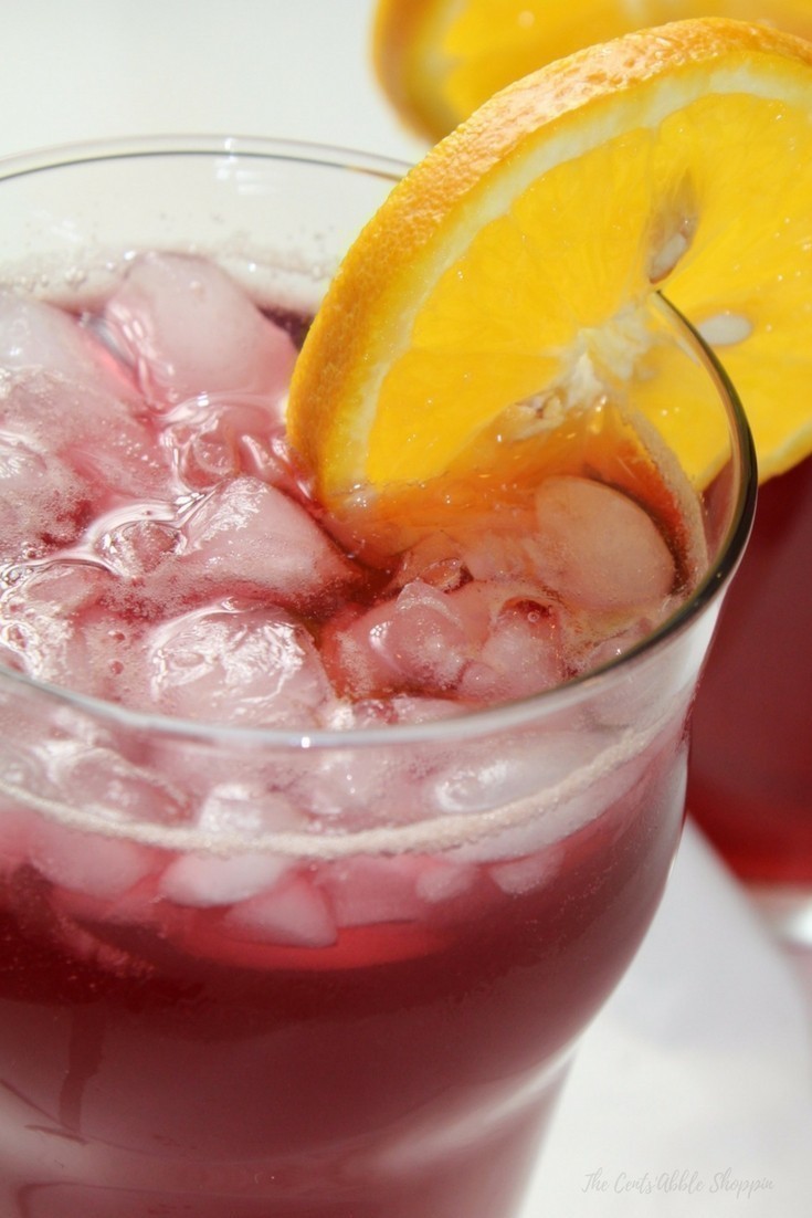 Agua de Jamaica is a typical agua fresca that accompanies meals in Mexico. It is made with dried hibiscus flowers, water and the sweetener of your choice.