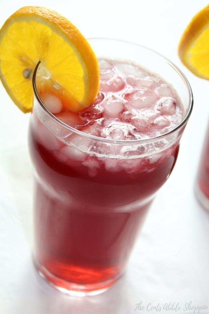 Agua de Jamaica is a typical agua fresca that accompanies meals in Mexico. It is made with dried hibiscus flowers, water and the sweetener of your choice.