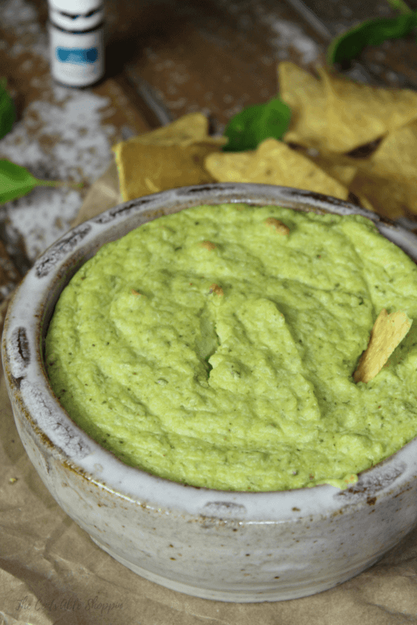 This Creamy Hot Parmesan Basil Dip is such a great way to use up an abundance of Basil!