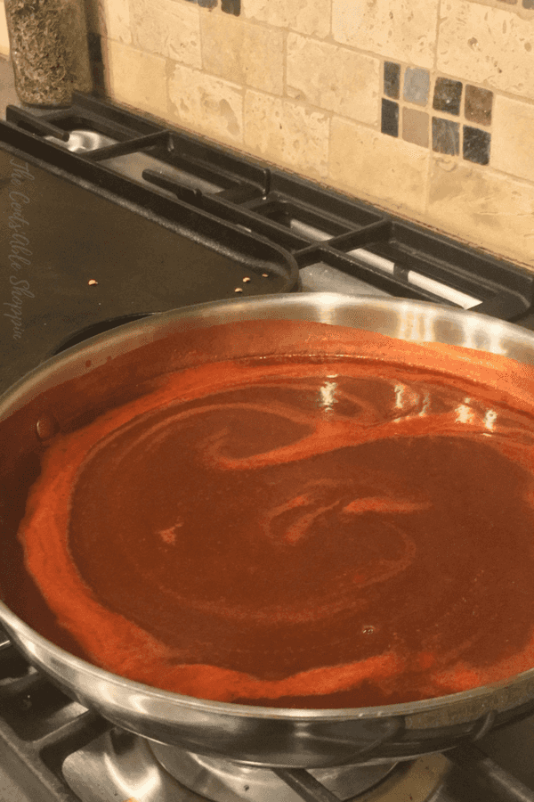This Red Chile Colorado is super easy to make in the Instant Pot and is excellent used with enchiladas, burritos, and even drizzled over tamales.