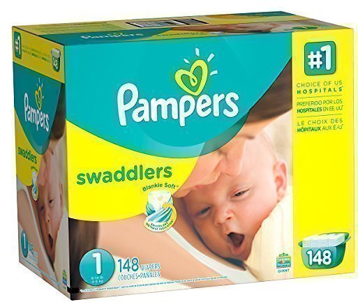 Amazon: Pampers Swaddlers 148 ct $11