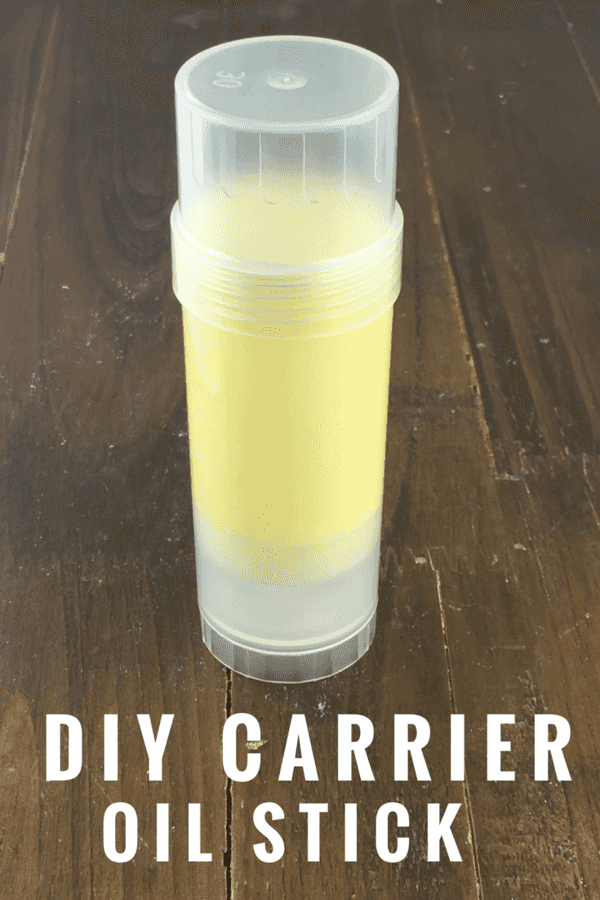 A DIY Carrier Oil Stick is an easy way to apply essential oils on the go.