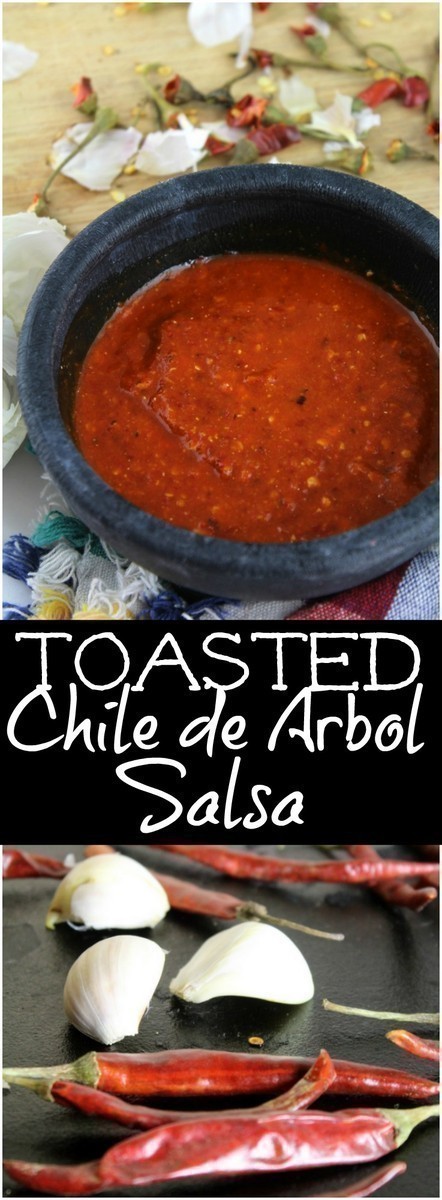 Toasted Chile de Arbol salsa