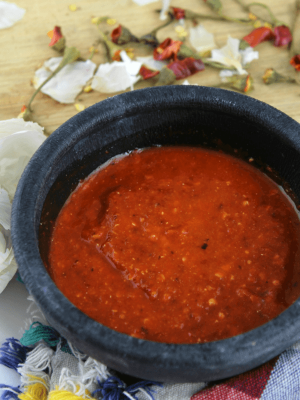 Toasted Chile de Arbol Salsa