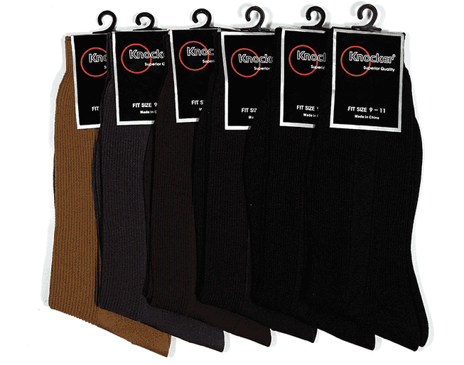 12-Pack Men’s Knockers Dress Socks $12.99 + Free Shipping