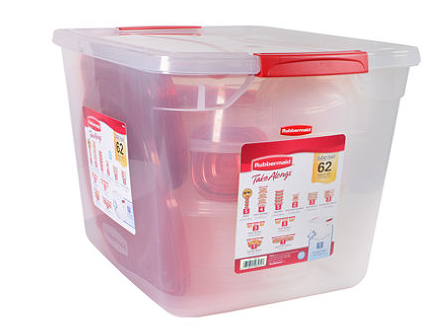 Sam’s Club: Rubbermaid 62-Piece TakeAlongs Food Storage Set $12.98