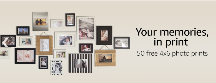 Amazon: 50 FREE 4×6 Photo Prints